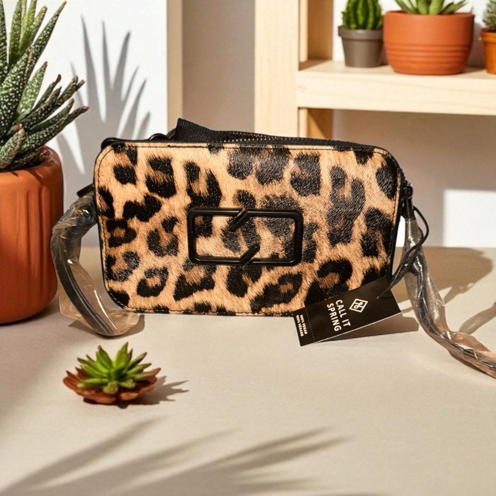 Call It Spring Animal Print Crossbody Bag